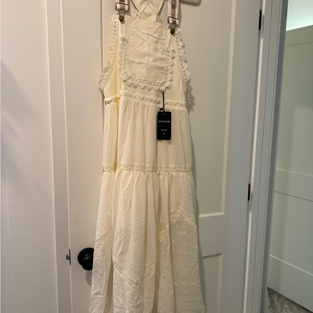 Lace Boho Coverall Dress